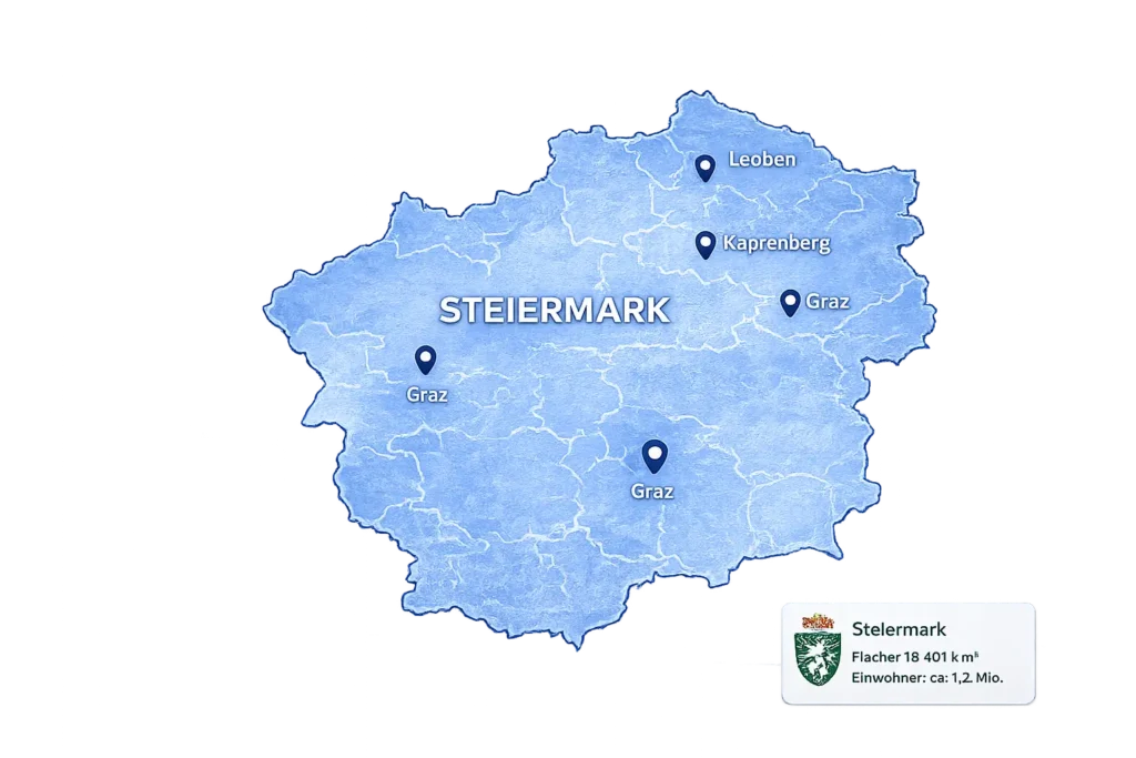 steiermat Karte